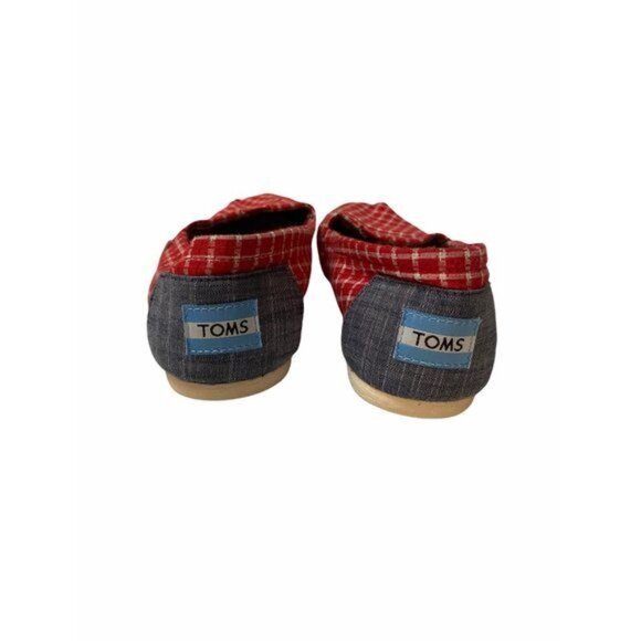 Tom’s Women's Flats Red and White Size Six - Picture 5 of 5